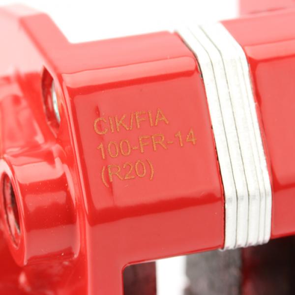 Bremssattel hinten hydr. 2-Kolben rot CIK/FIA